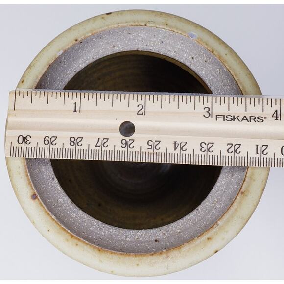 NICK JOERLING POTTERY Handmade Stoneware Honey Jar w/ Lid *Minor Flaw - Picture 10 of 12